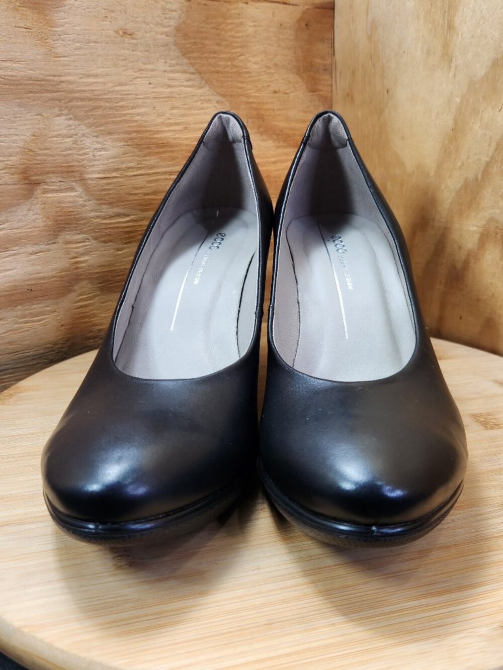 ECCO Sculptured 75 Womens Black High Heel Pumps Size 40 US 9-9.5 - Picture 2 of 10